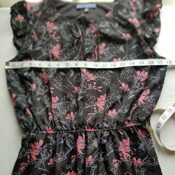 Layered with Love Dress Sz Medium Short Sleeve Floral Garden Bohemian Boho Chic - Picture 11 of 13